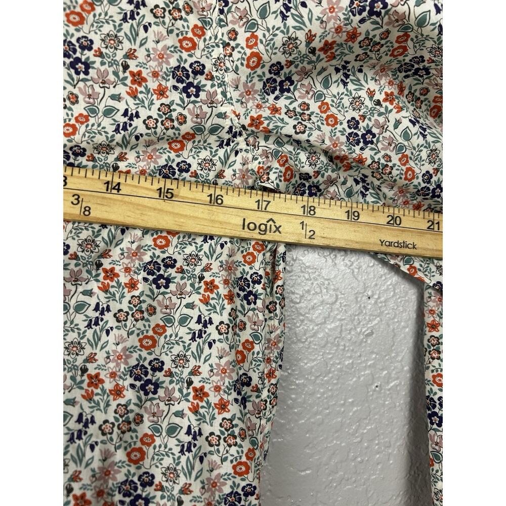 Paul Smith Floral Button Up Blouse Colorful Classic Silk Blend Italian Size 38 - Picture 4 of 10